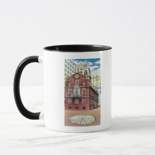 Tasse Vue extérieure de l'ancienne maison d'état
