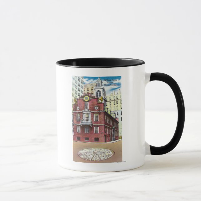 Tasse Vue extérieure de l'ancienne maison d'état (Droite)