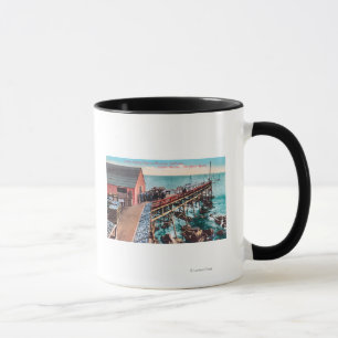 Tasse Vue extérieure de l'emballage de sardine de Del