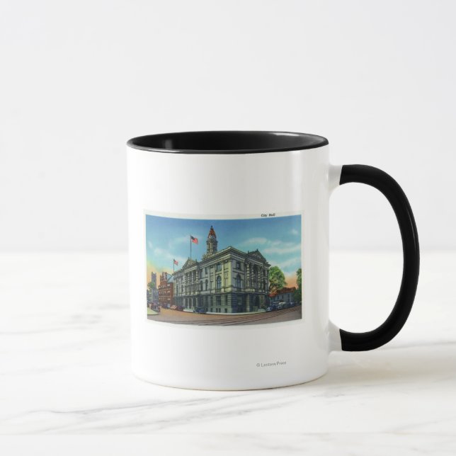 Tasse Vue extérieure de l'hôtel de ville 3 (Droite)