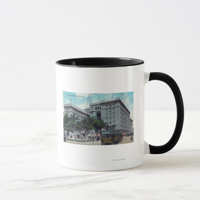 Tasse Vue extérieure de l'US Grant Hotel (Droite)
