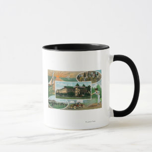 Tasse Vue extérieure de sanatorium et de vues