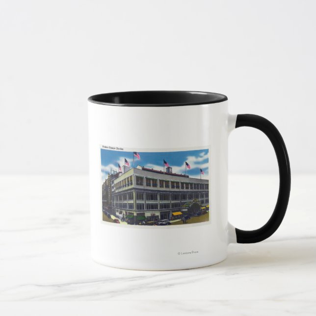 Tasse Vue extérieure du jardin Carré de Madison (Droite)