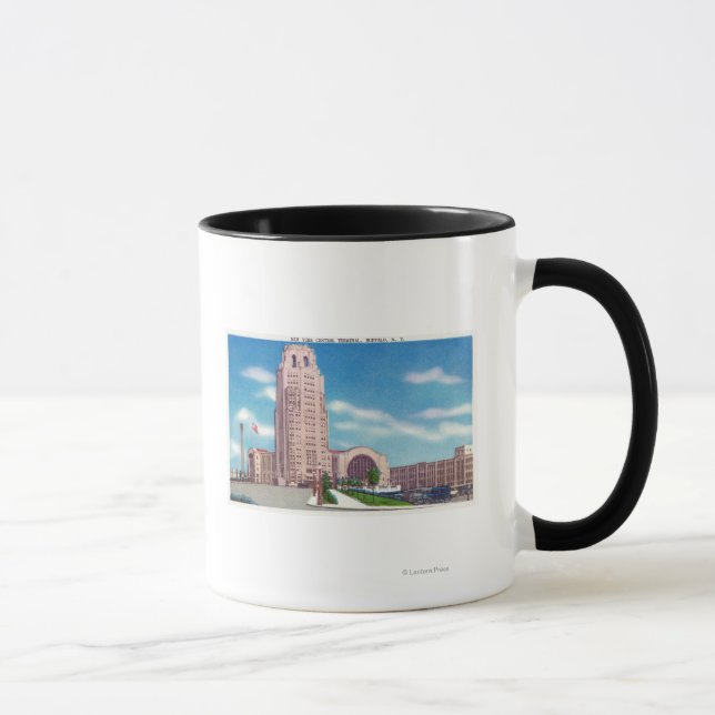 Tasse Vue extérieure du NY Central Terminal Bldg (Droite)