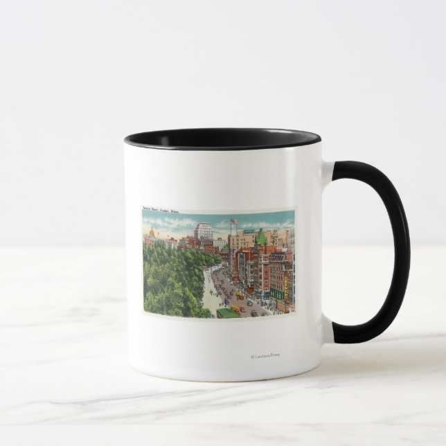 Tasse Vue générale de la rue Tremont (Droite)