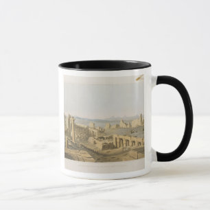 Tasse Vue générale des ruines du grand temple de C