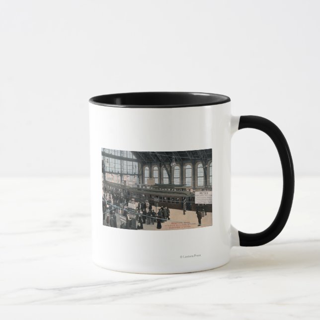 Tasse Vue intérieure de la gare Carré de Sullivan (Droite)