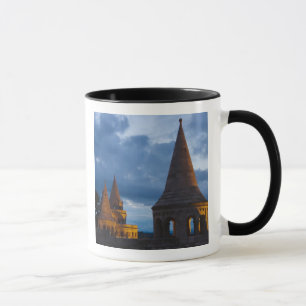 Tasse Vue nocturne du Bastion des Pêcheurs, colline du C