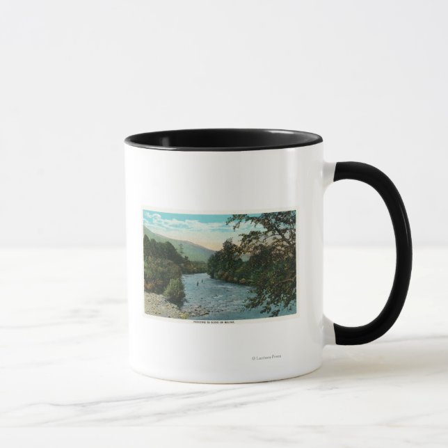 Tasse Vue pittoresque de la bonne pêche (Droite)