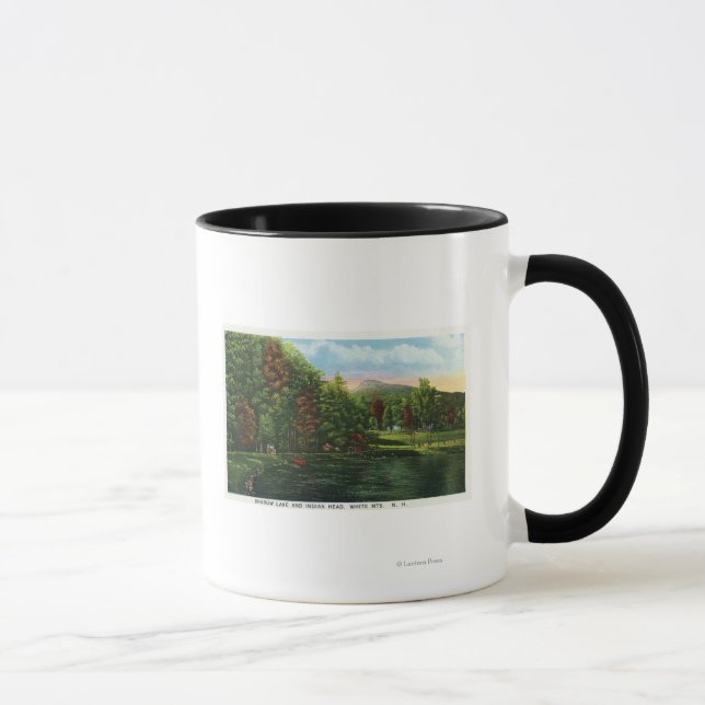 Tasse Vue pittoresque sur Shadow Lake et Indian Head (Droite)