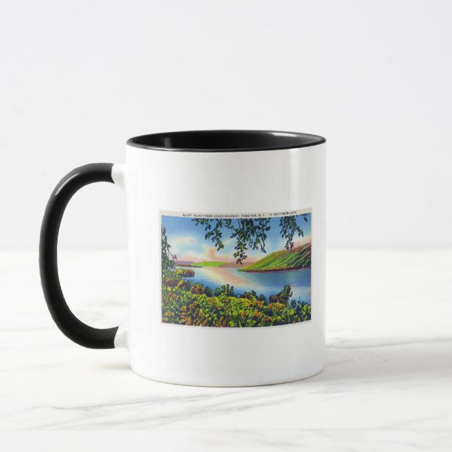 Tasse Vue routière d'état de Bluff Point (Gauche)