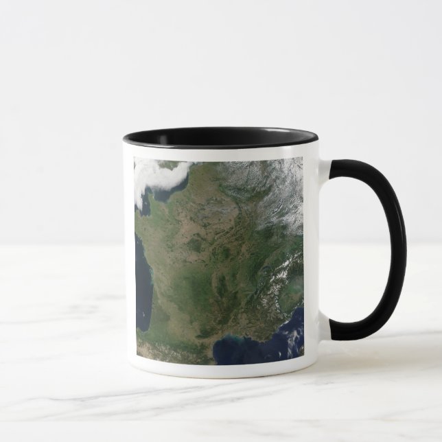 Tasse Vue satellite de la France (Droite)