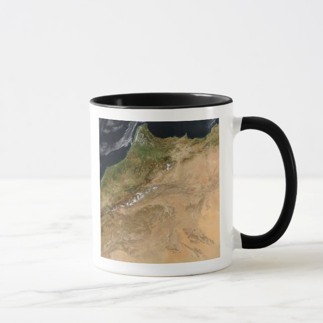 Tasse Vue satellite du Maroc (Droite)