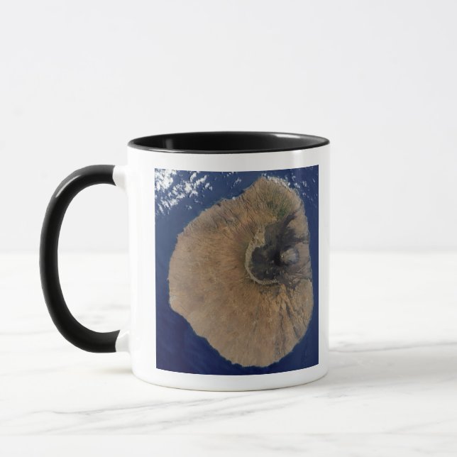 Tasse Vue satellite du Mont Fogo (Gauche)