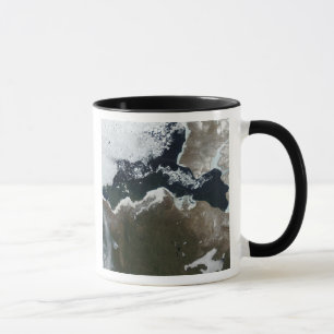 Tasse Vue satellite du Nord-Ouest canadien