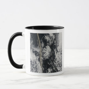 Tasse Vue satellite d'une plume de cendre