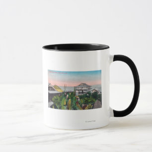 Tasse Vue sur le jardin japonais de thé
