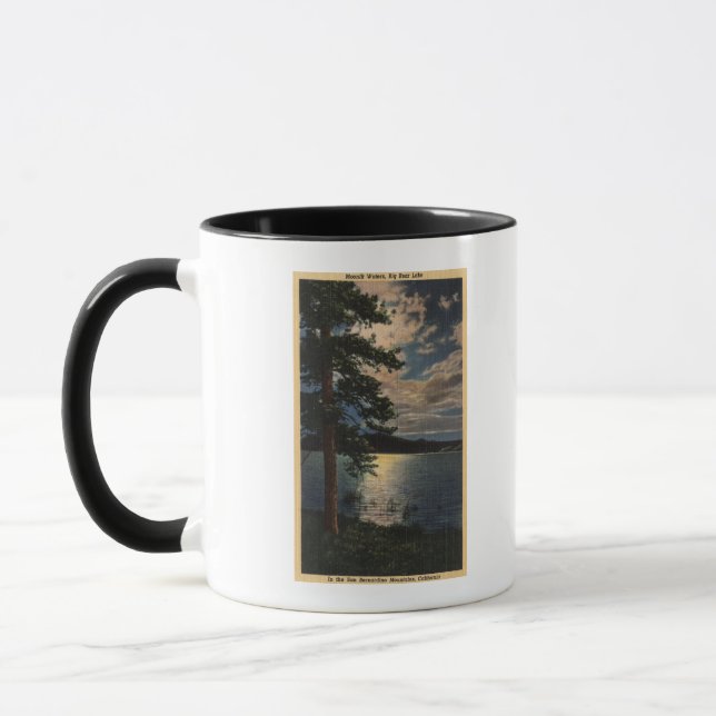 Tasse Vue sur le lac sur la Lune (Gauche)