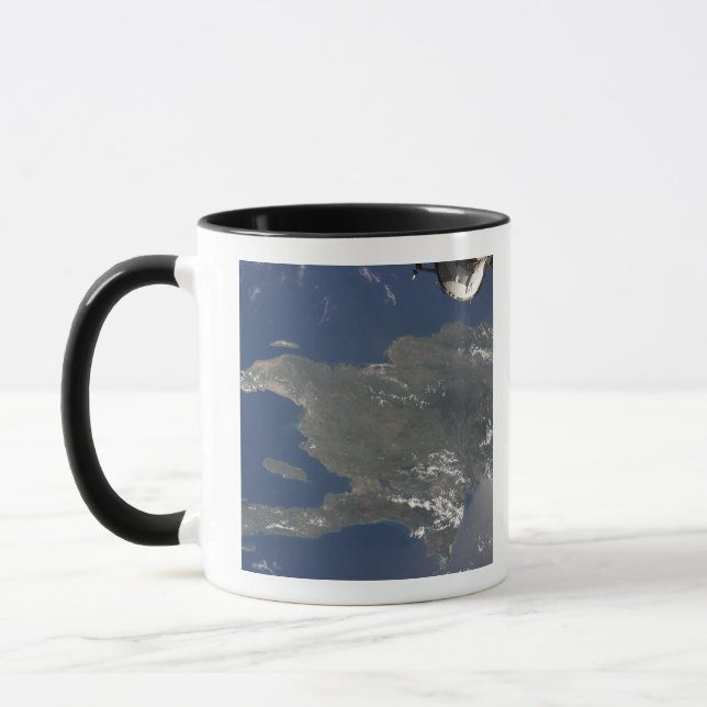 Tasse Vue sur l'île caribéenne d'Hispaniola (Gauche)