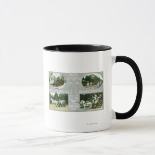 Tasse Vues pittoresques du Rose Père Noël Clara Co