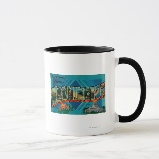 Tasse Washington - Scènes de grandes lettres 2 (Droite)