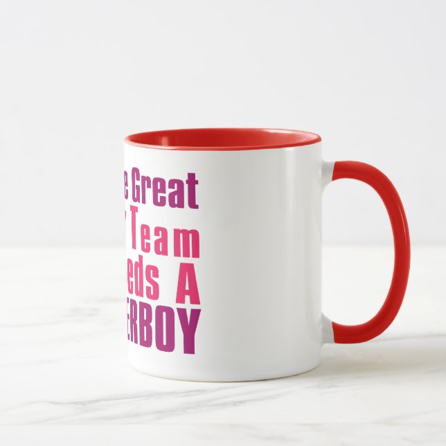 Tasse Waterboy Volleyball en rose (Droite)