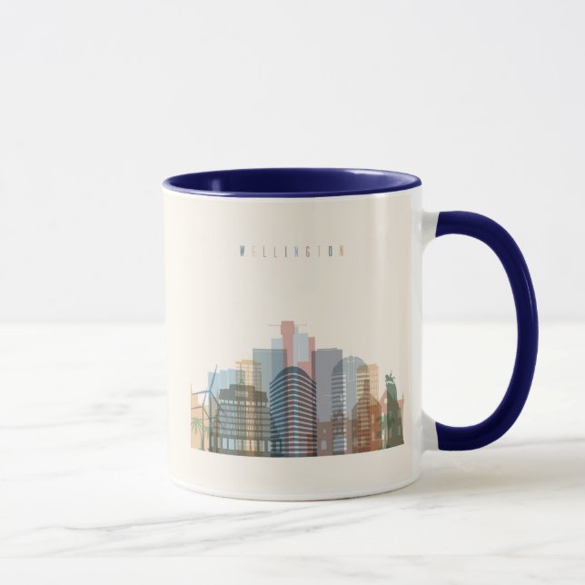 Tasse Wellington (Nouvelle-Zélande)| Ville Skyline (Droite)