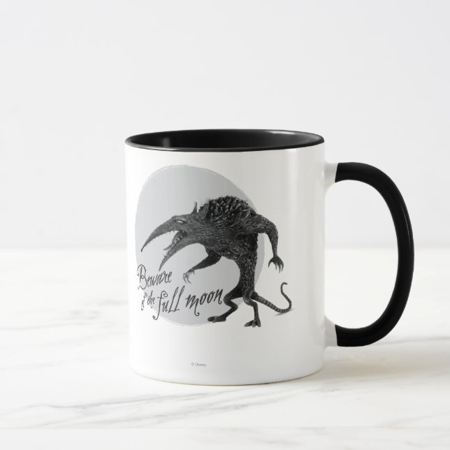 Tasse Wererat : Attention à la Pleine lune (Droite)