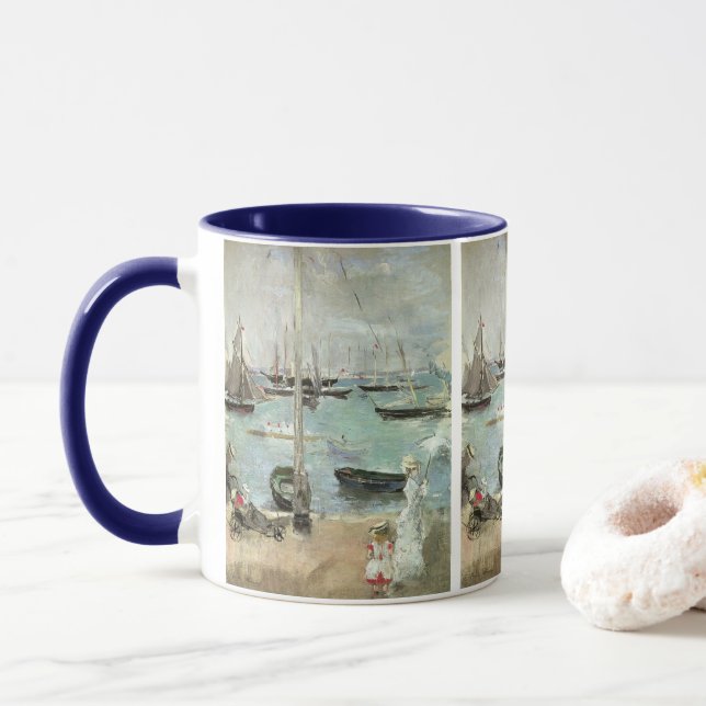 Tasse West Cowes, île de Wight par Berthe Morisot (Avec donut)