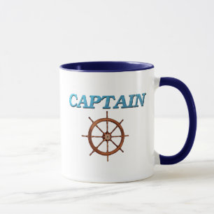 Tasse Wheel de capitaine et de capitaine
