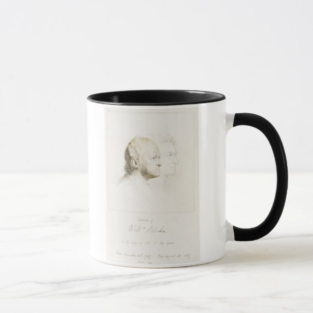 Tasse William Blake (1757-1827) dans la jeunesse et (Droite)