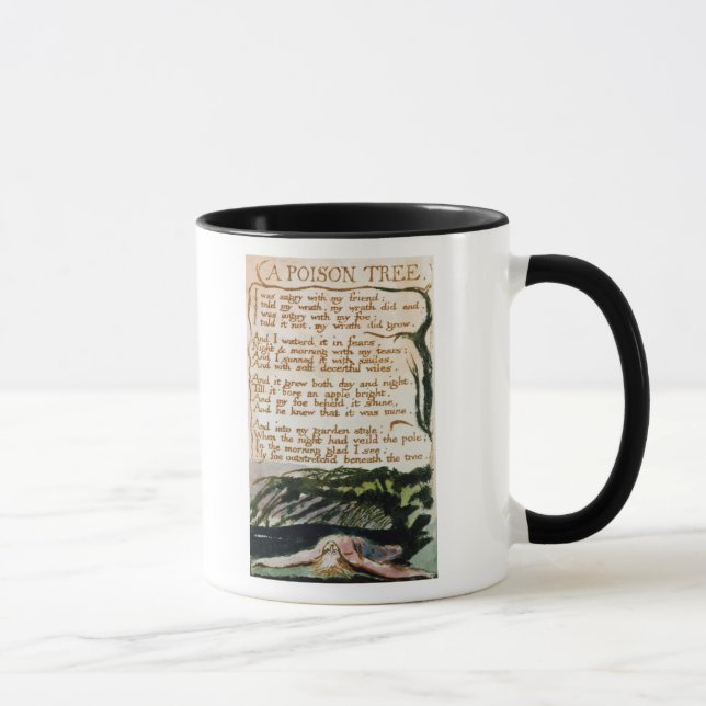 Tasse William Blake | un arbre de poison (Droite)