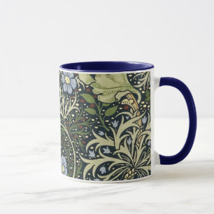 Tasse William Morris Seaweed Motif Floral Art Vintage