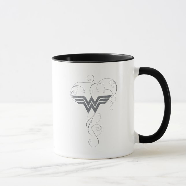 Tasse Wonder Woman | logo Beauty Bliss (Droite)