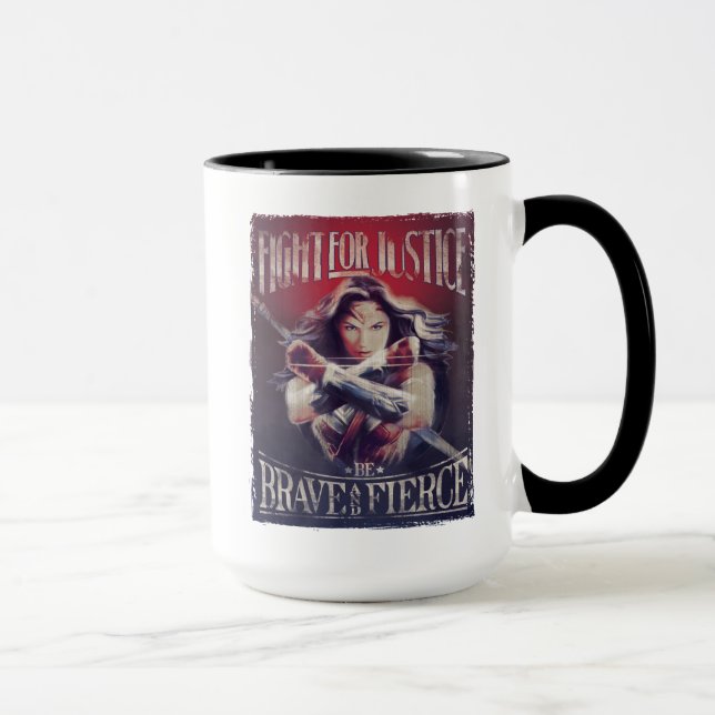 Tasse Wonder Woman Lutte Pour La Justice (Droite)
