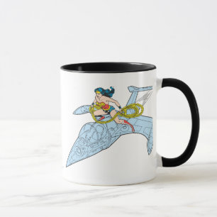 Tasse Wonder Woman on Spaceship