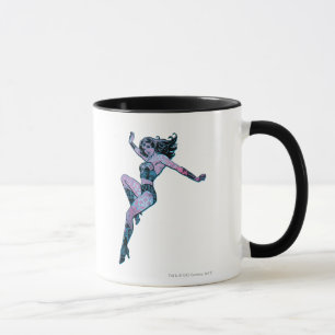 Tasse Wonder Woman Pose colorée