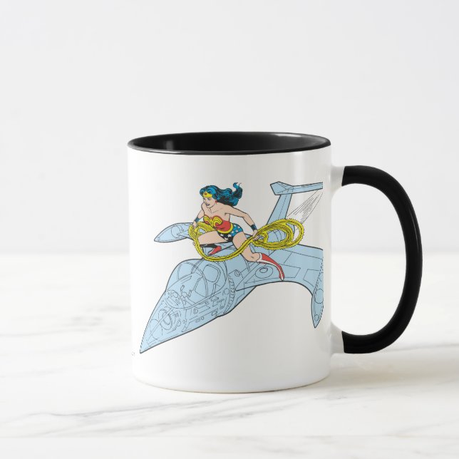Tasse Wonder Woman sur le vaisseau spatial (Droite)