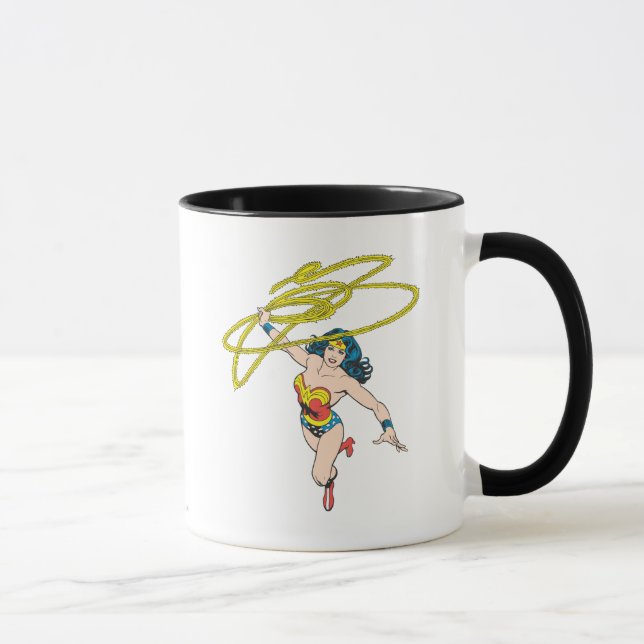 Tasse Wonder Woman tient Lasso 2 (Droite)