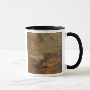 Tasse Woodcock au crépuscule, c.1676 (huile sur la