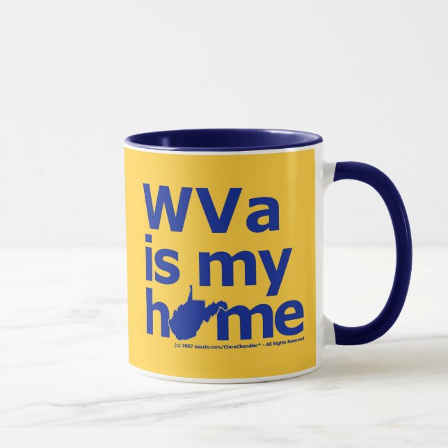 Tasse WVa est ma maison (Droite)