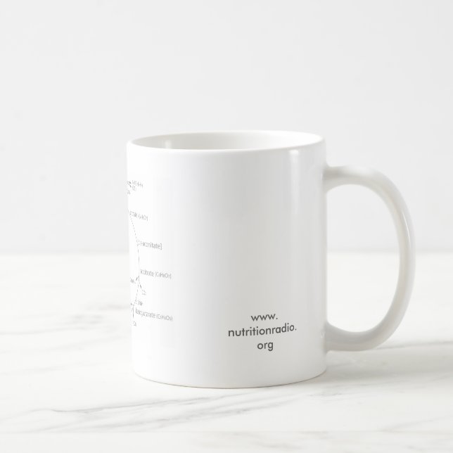 Tasse www.nutritionradio.org de cycle de Krebs (Droite)