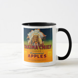 Tasse Yakima Apple en chef marquent - Yakima, WA