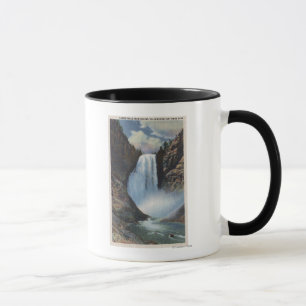 Tasse Yellowstone, WYLower Chutes de vue inférieure
