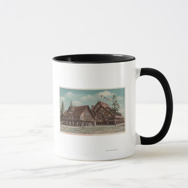 Tasse Yellowstone, WYView of Whole Old Faithful Inn (Droite)