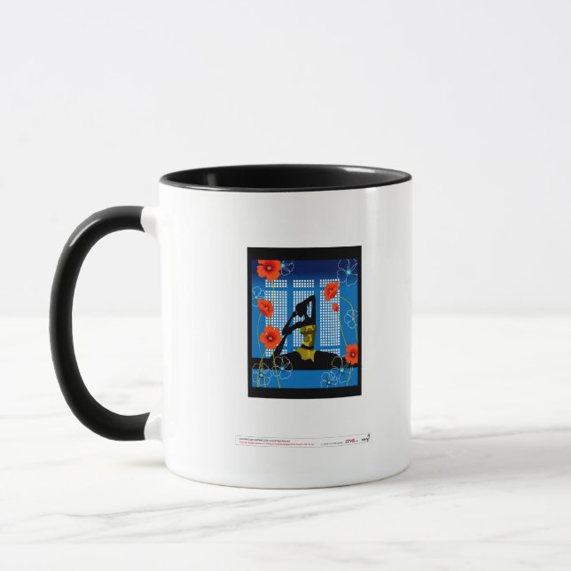 Tasse Yoga de pratique de femme (Gauche)