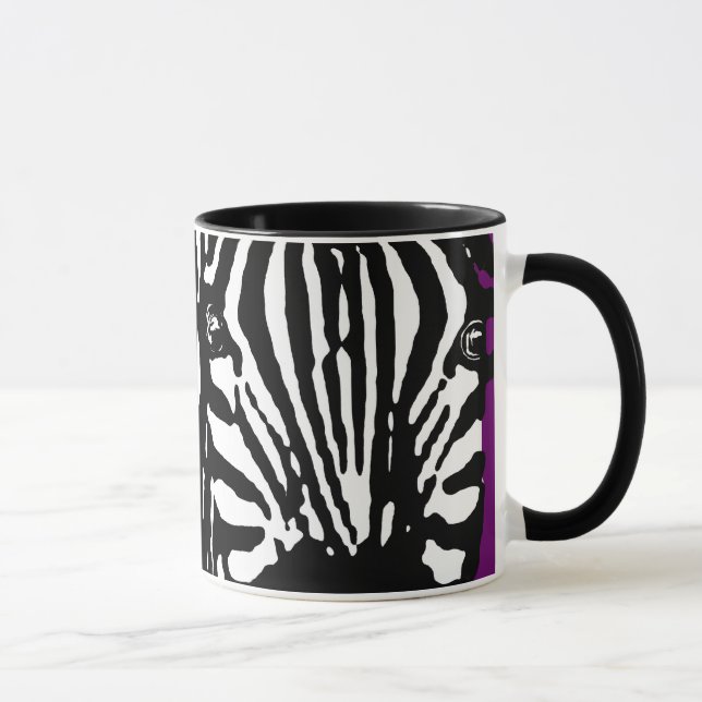 Tasse zèbre. (Droite)