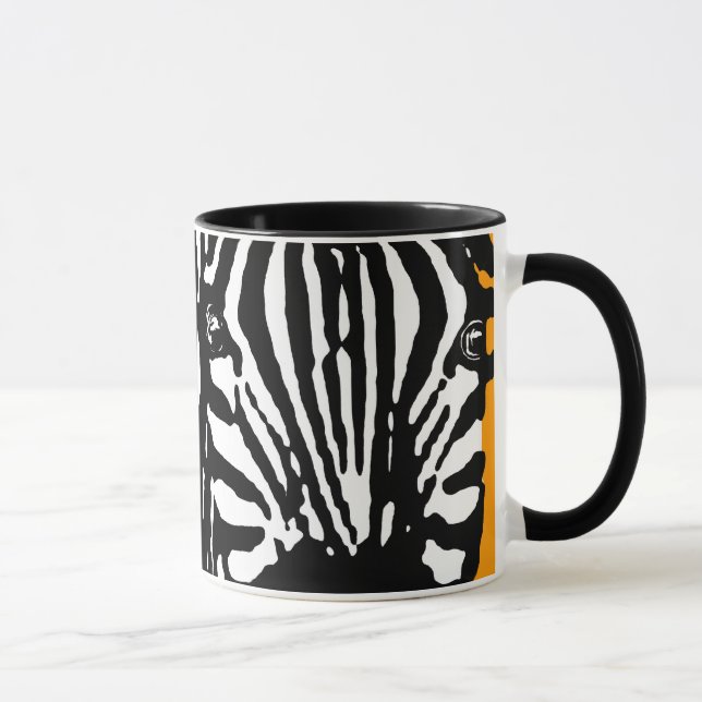 Tasse zèbre. (Droite)