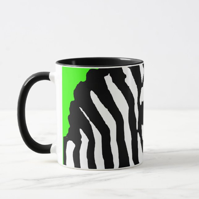 Tasse zèbre. (Gauche)