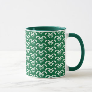 Tasse Zigzag floral vert